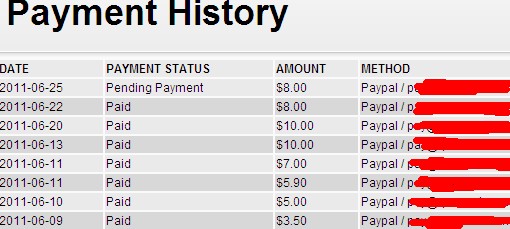ity payment history