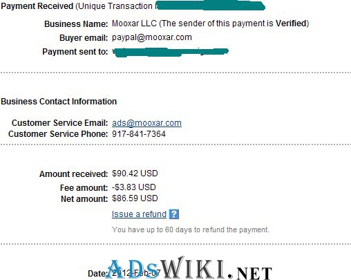 mooxar payment proof