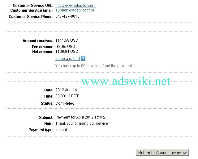 adspilot.com payment proof