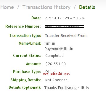 iiii-payment proof iiiii.in Payment proof