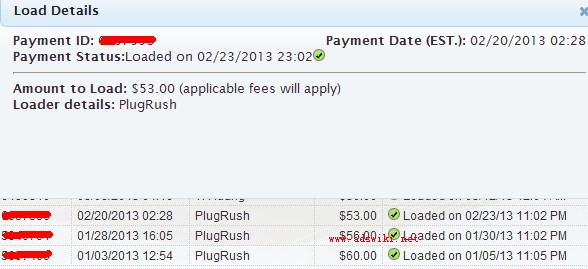Plugrush-payment