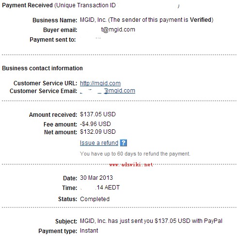 mgid payment proof